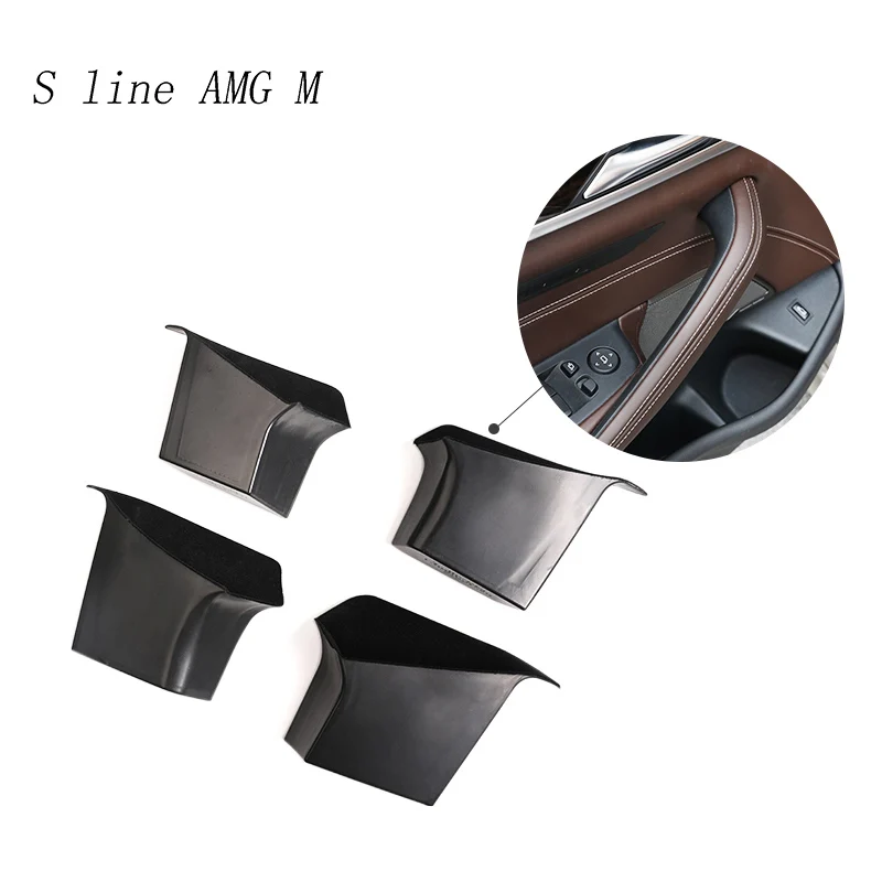 Car styling For BMW 5 series G30 G38 2018 Plastic Car Door Storage Box Phone Tray cover Interior Auto Accessories Car styling For BMW 5 series G30 G38 2018 Plastic Car Door Storage Box Phone Tray cover Interior Auto Accessories