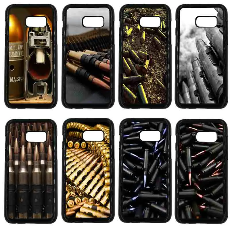 Army Fan Weapons Bullets Cell Phone Cases Hard PC Cover for Samsung Galaxy A3 A5 A7 A8 2015 2016 2017 2018 Note 8 5 3 2 Shell |