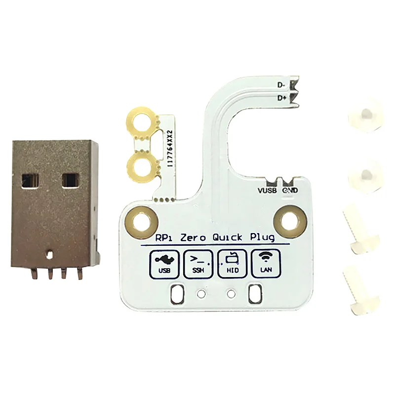

Multi-Function Usb Quick Plug Board Adapter Ethernet Badusb For Raspberry Pi Zero V1.3/ Zero W
