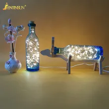 Nordic Wood Deer Lamp LED Strip Light Glass Bottle Night Lights USB Table Lamp 220V for Kids Home Decoration New Year Christmas