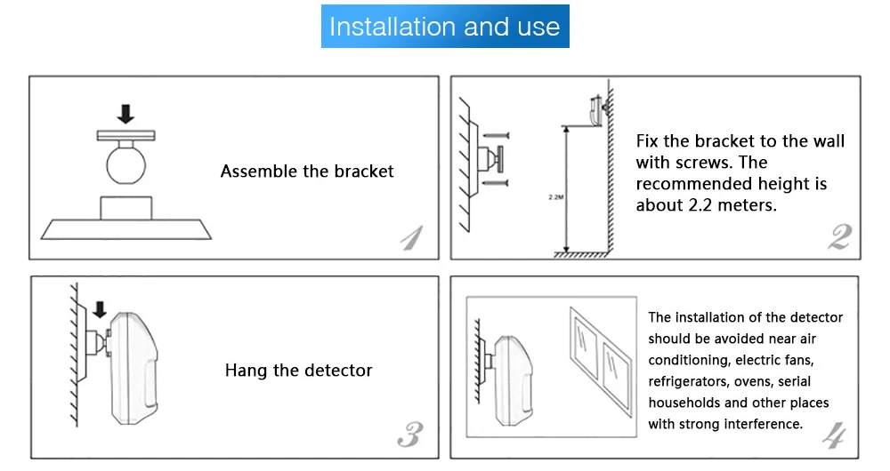 P812 wired infrared detector-specification(6)