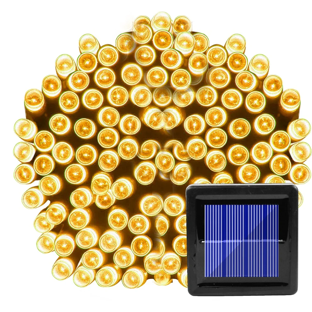 100 LED Solar String Light Outdoor Waterproof Fairy Solar Lights For Garden Decoration Christmas Solar Powered Lamp Strip 200LED (3)