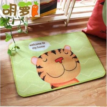 

Cartoon bathroom door mats waste-absorbing slip-resistant mat