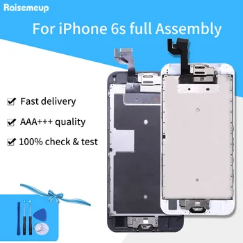 

For iphone 6s A1633 A1688 A1700 Full Set LCD Complete Digitizer Assembly Replacement Parts with Touch Front Camera Speaker