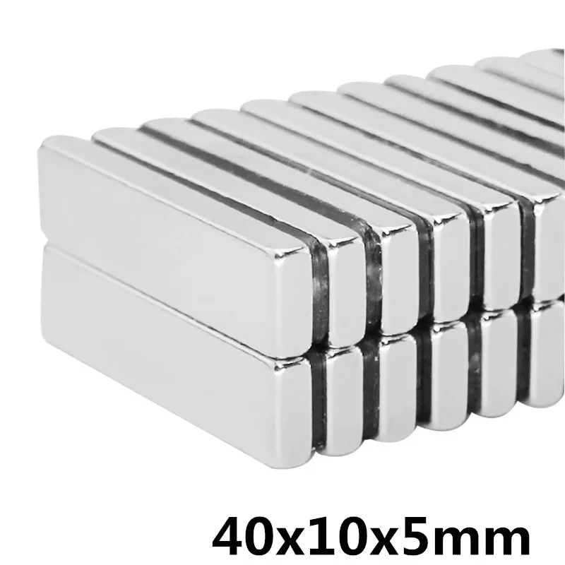 

3pcs 40x10x5 mm N35 Strong Square NdFeB Rare Earth Magnet 40*10*5 mm Neodymium Magnets 40mm x 10mm x 5mm