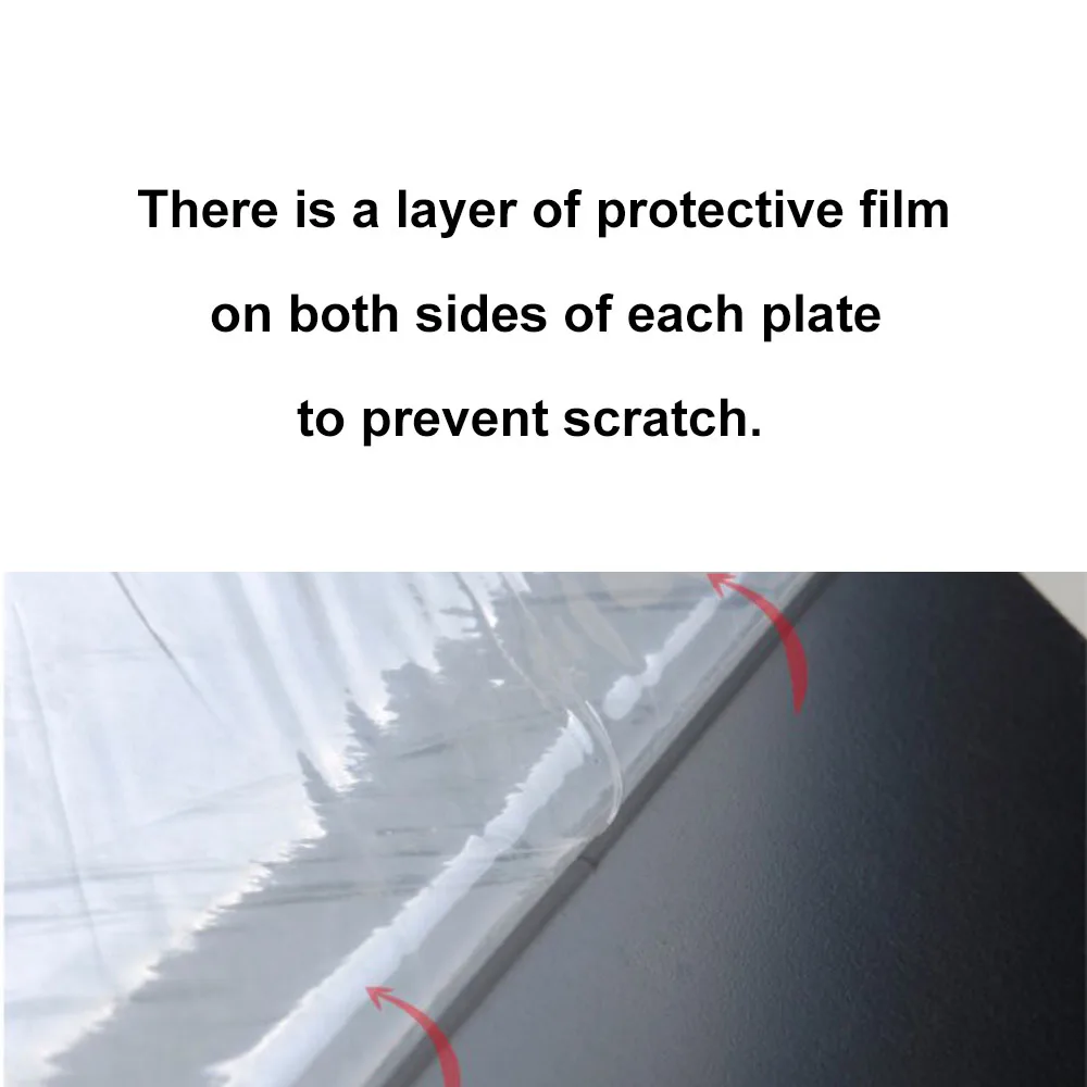 DIY ABS пластик лист доска 250x200 мм с толщиной 1 Модель Прочный сплошной плоский для