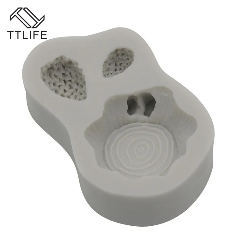 

TTLIFE Cartoon Tree Stump Hedgehog Silicone Mold Pastry Sugarcraft Fondant Cake Decoration Tool Chocolate Gumpaste Baking Mould