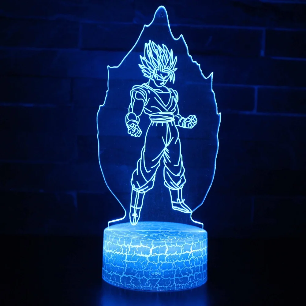 Buy Lava Lamp Dragon Ball Night Light 3D Led 7 Color Light Touch Light Baby Toy