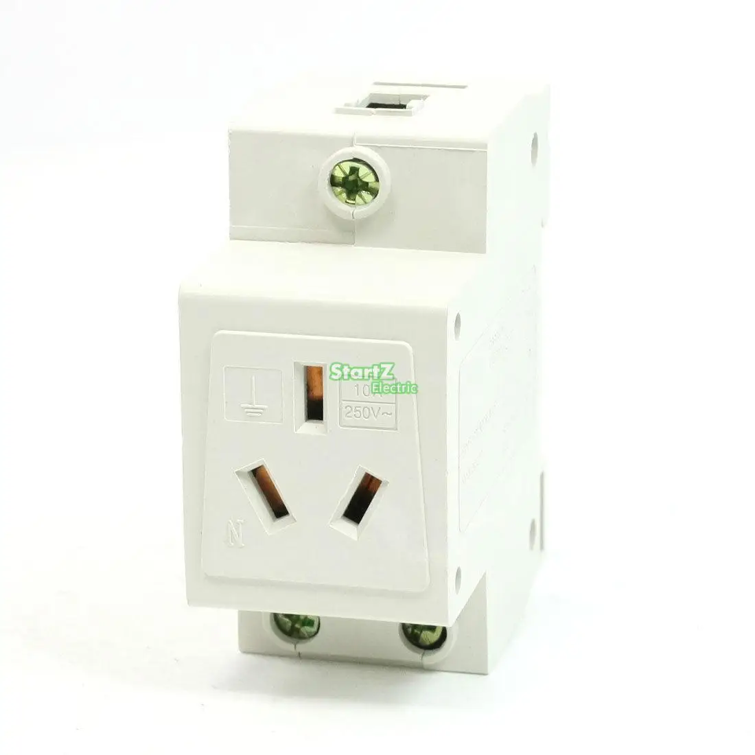 Din Rail Mount Modular Power Socket Ac250v/10a For Australia Plug