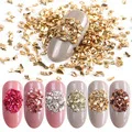 

1 Set Mixed Design New Nail Art Sticker Set Zircon Gold Silver Glitter Geometric Figure Water Decal Slider Wraps Decor Manicure