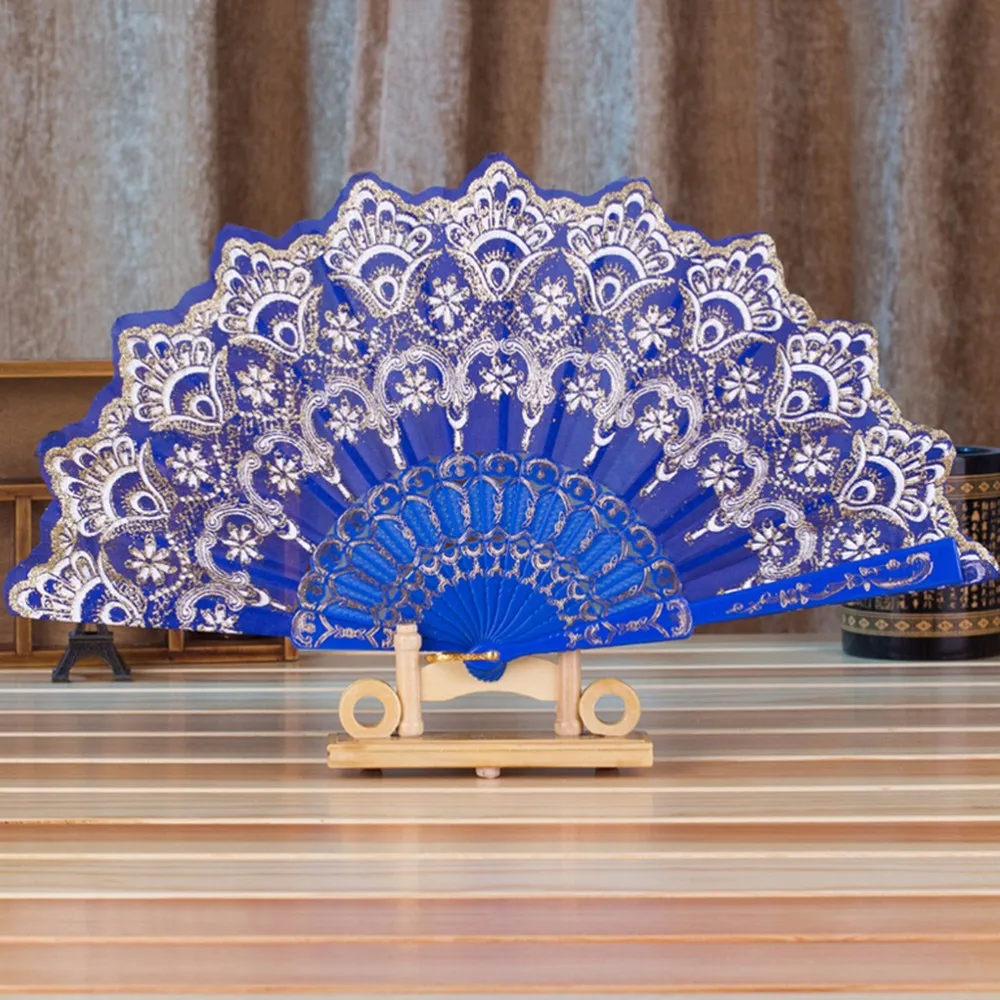 7 стилей s китайский стиль кружева складной ручной цветок вентилятор для танцевальной вечеринки Сувениры и подарки украшения Дети