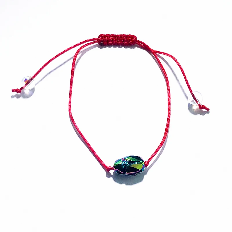 Baffin Scarab браслет из бисера кристаллами от Swarovski Lucky Red String плетение пара браслетов для мужчин женщин детей Wish ювелирные изделия