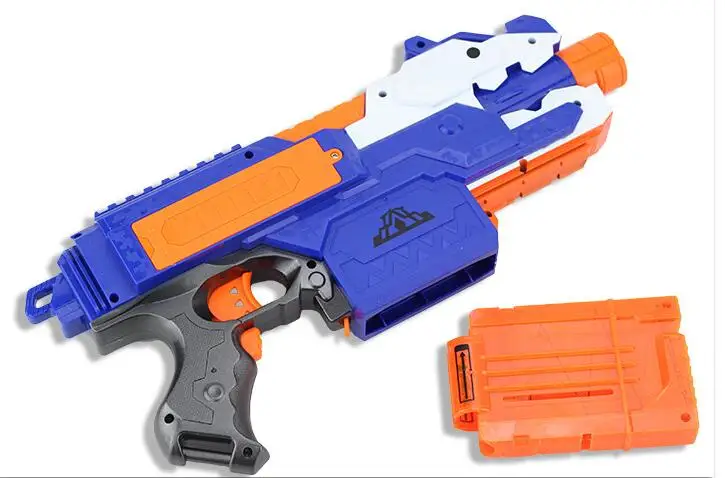 Игрушечный пистолет с мягкими пулями электрический игрушечный для nerf игружка