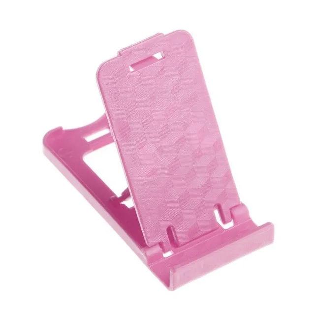 Регулируемые держатели для мобильных телефонов, портативный держатель, подставка для хранения, многофункциональная настольная подставка для iPhone 7 6 5 - Цвет: Pink