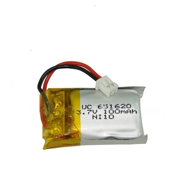 3 7 v 100 mah/120mah 20c для Cheerson CX10 CX 10 10A RC вертолет/RC Квадрокоптер V mah Li po батарея 651620 1 25mm