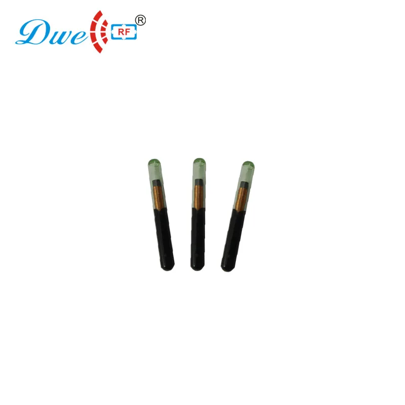 

DWE CC RF access control card 134.2khz micro small proximity induction glass tag fdx-b 3x15mm /2.12x12mm