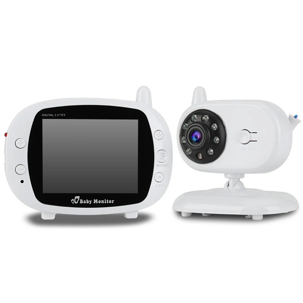  AUGIENB 3.5 inch WIFI Wireless Video Baby Monitor LCD Nanny Security IP Camera 300m Night Vision 2 