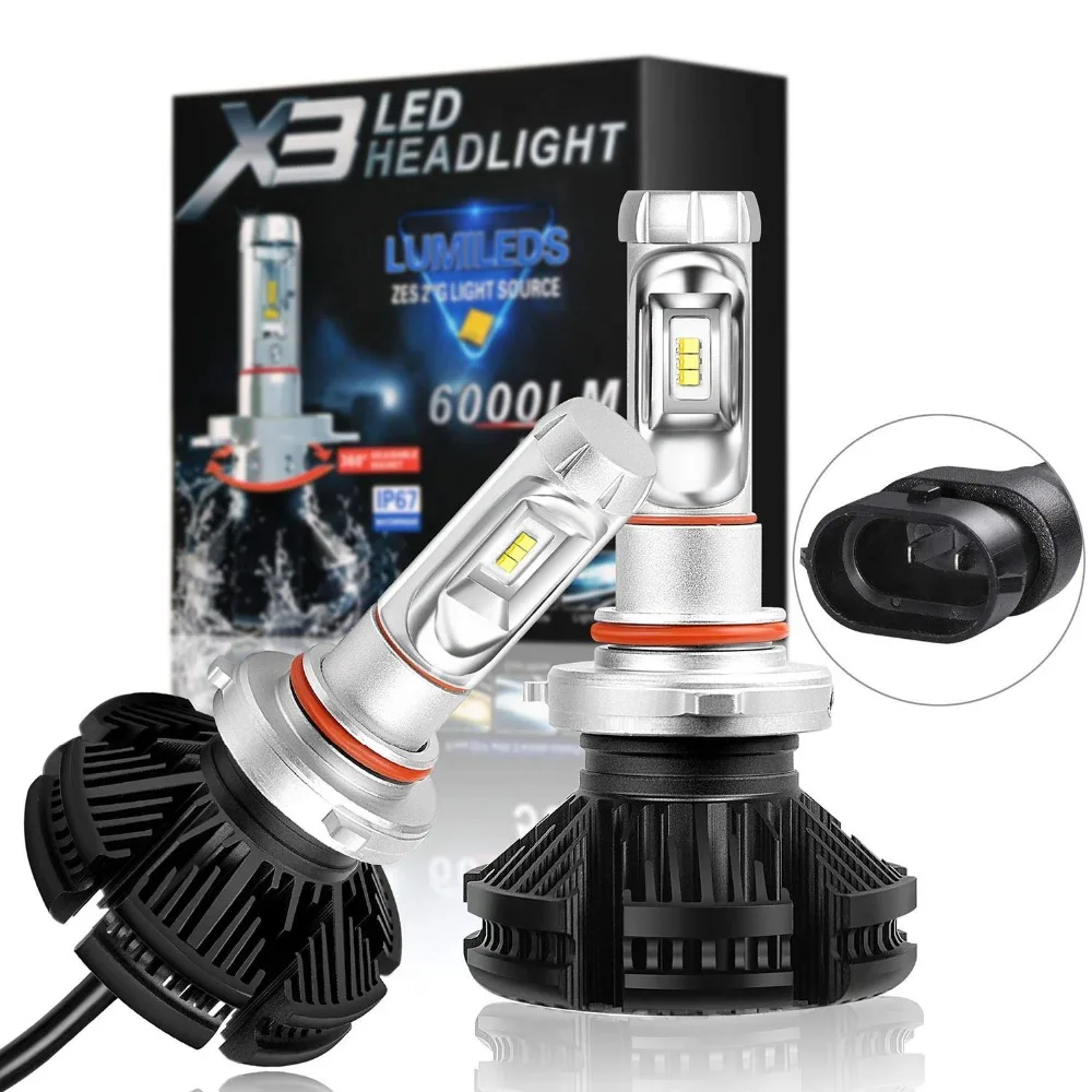 

Car Headlight H7 H4 LED H8/H11 HB3/9005 HB4/9006 H3 9012 H27 H11B H9 50W 7000lm Auto Bulb Headlamp 6000K Light