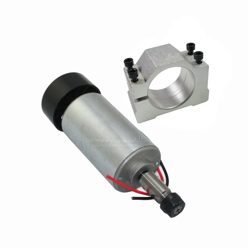

CNC machine spindle motor 300W DC 12-48 52MM Clamp DIY PCB router milling machine parts
