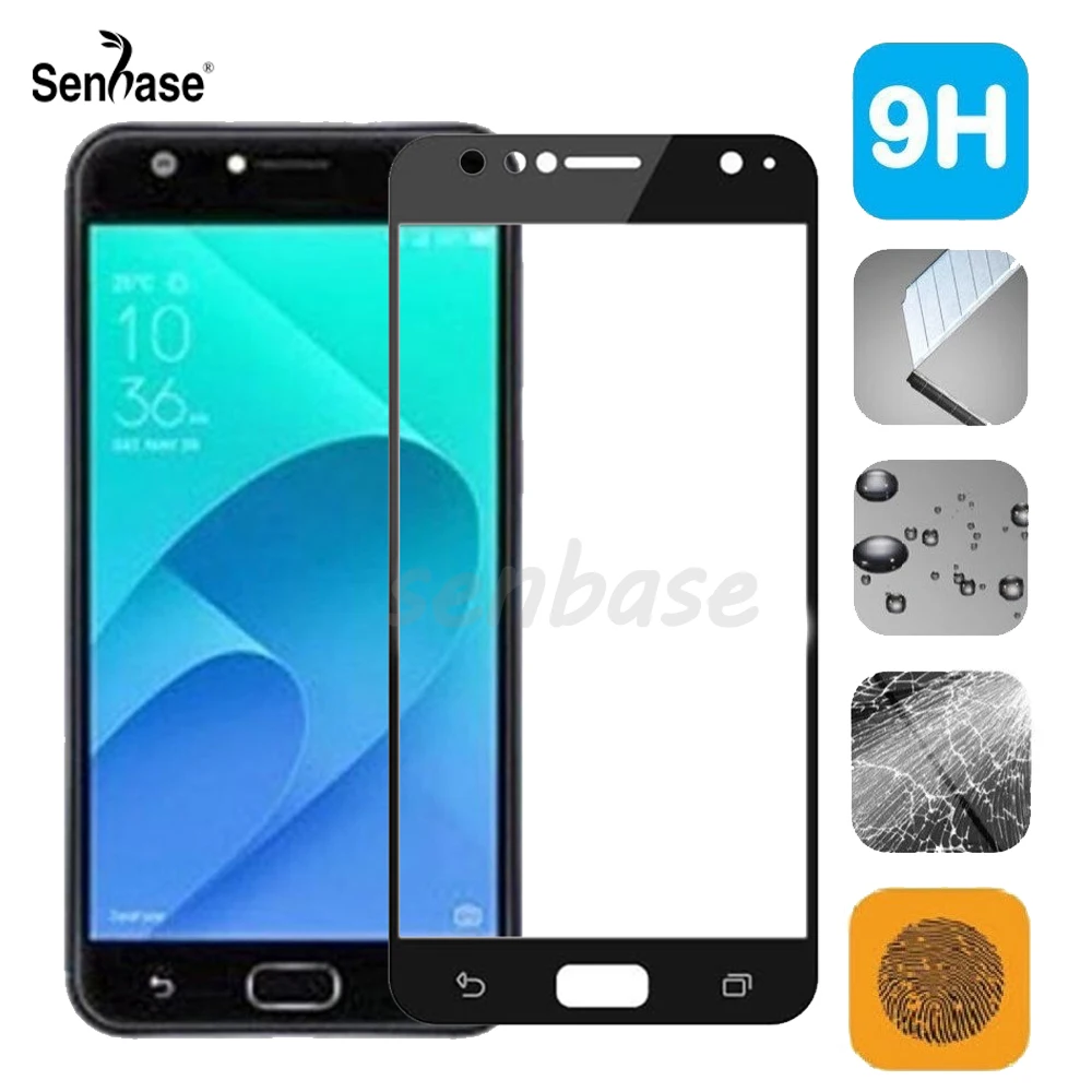 

Full Cover Screen Tempered Glass For Asus Zenfone 4 Selfie Lite ZB553KL Explosion-proof Screen Protective Protector Film