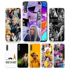 Billie Eilish Стиль чехол для samsung Galaxy A50 A70 A20e A40 A30 A20 A10 A8 A6 плюс A9 A7 Жесткий Прозрачный поликарбонатный чехол для телефона чехол