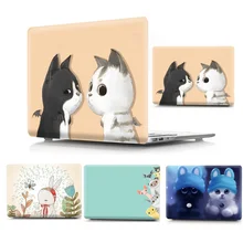Чехол для ноутбука MacBook Air 11 чехол для ноутбука A1465 мультфильм Кот ПВХ защитный чехол для Mac Book Air 11 мультяшный чехол