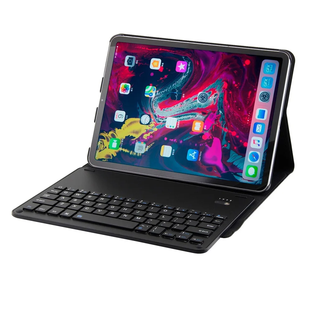 

VOBERRY Keyboard Wireless Bluetooth Keyboard For New Ipad Pro 11''Inch 2018 Ultra-Thin Leather Stand Case Cover For IPad #2