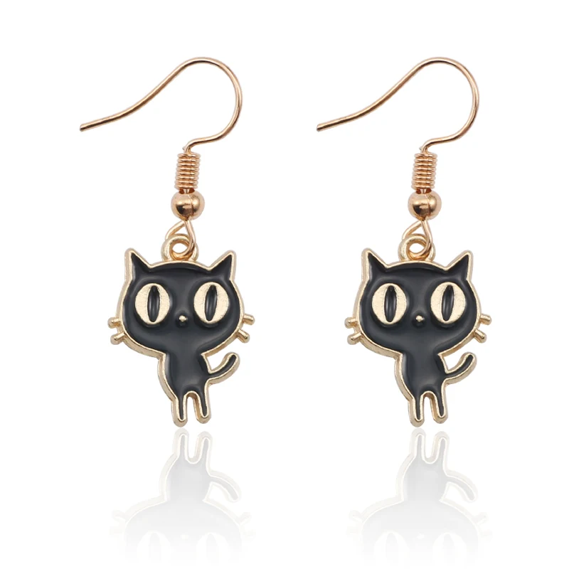 DIY-Cat-Earrings-For-Women-Cute-Anime-Animal-Earrings-For-Girls-Trendy-Cats-Kawaii-Cartoon-Black (1)