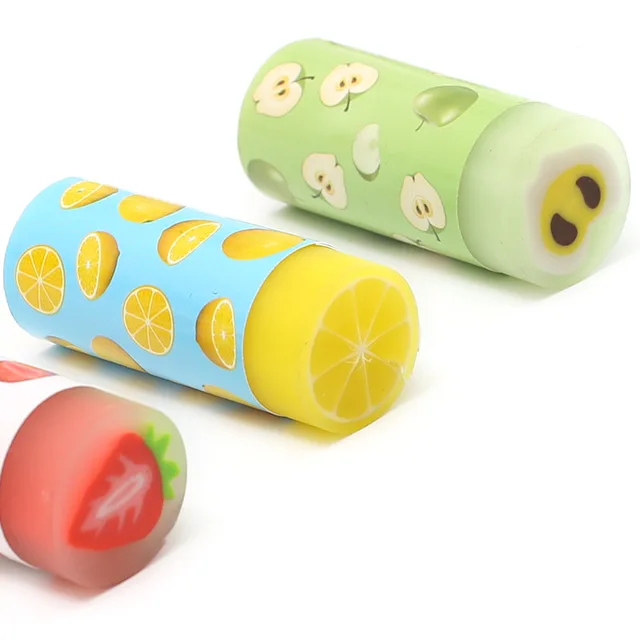 Buy Creative Fruit Erasers Cartoon Cute Erasers