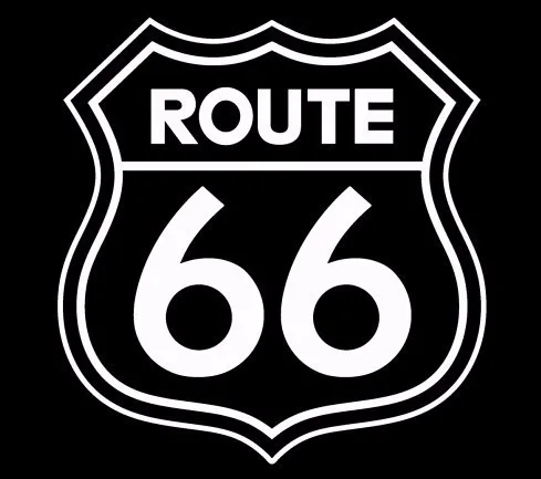 Бросился Diy плакат винтажные знаки Route 66 номер наклейки гостиная настенные оконные наклейки домашний декор офис гараж ПВХ наклейка