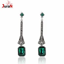 Юран 3 цвета серьги Модные женские туфли Дизайн Кристалл серьги стержня для Для женщин модные серьги заводская цена