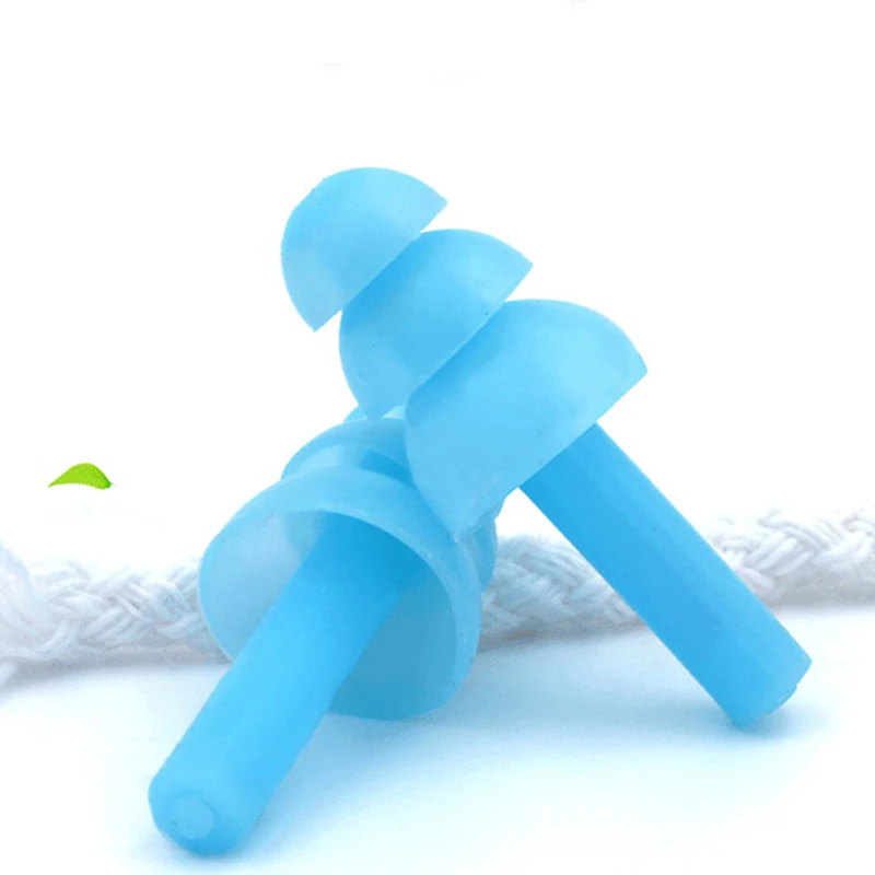 10 Pieces Swimming Earplugs Set Waterproof Soft Silicone Swim Ear Plugs 3CM Swim Water Sports Swimming Accessories Professional