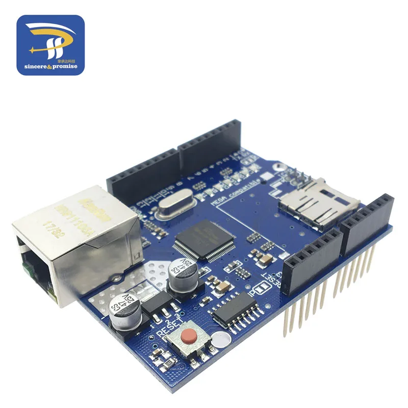 Сетевая плата расширения UNO Ethernet W5100 R3 Mega2560 1280 328 для сетевого порта Micro SD