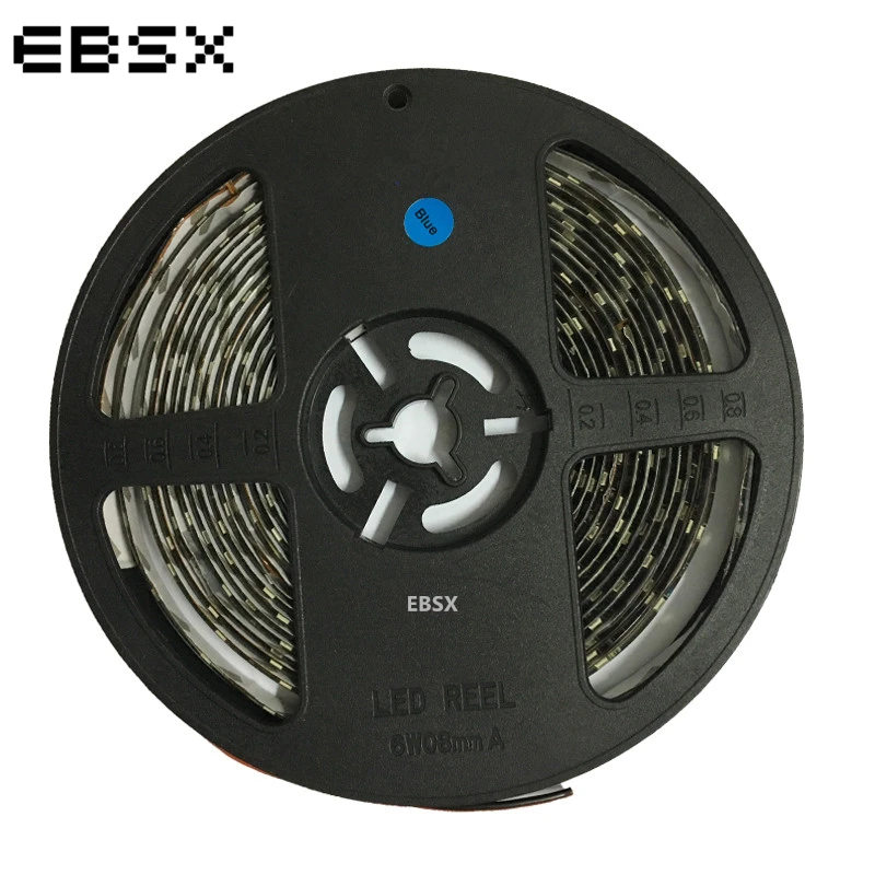 EBSX 4 рулона 24 V автомобиль грузовик украшения 300 Светодиодные ленты света 5 M Гибкие 3528 1210 300 SMD IP65 Водонепроницаемый Атмосфера свет концентратор лампы