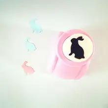 Фотоальбом DIY 1.5 см Форма кролик Ремесло Удар Дети Средний размер ручной Maker Дырокол детская игрушка из джинсовой ткани