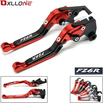 

Motorcycle Accessories Aluminum Brake Clutch Levers For YAMAHA FZ6R 2009 2010 2011 2012 2013 2014 2015 2016 2017 WITH FZ6R LOGO