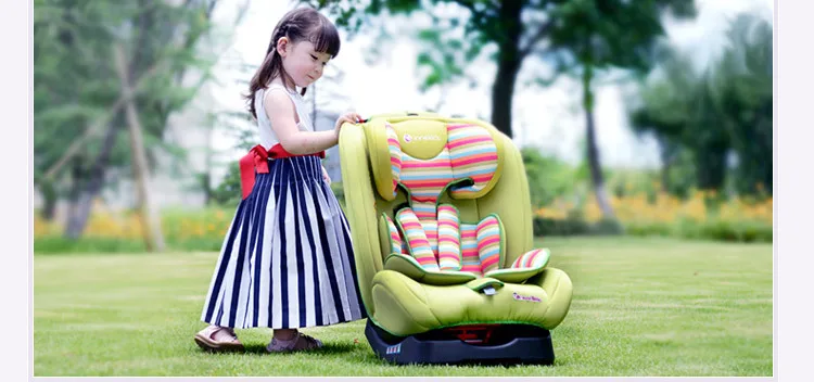 Innokids детское сиденье для безопасности автомобиля детское сиденье-усилитель регулируемая высота сидение и лежа пять точек безопасности жгут новорожденное автомобильное сиденье