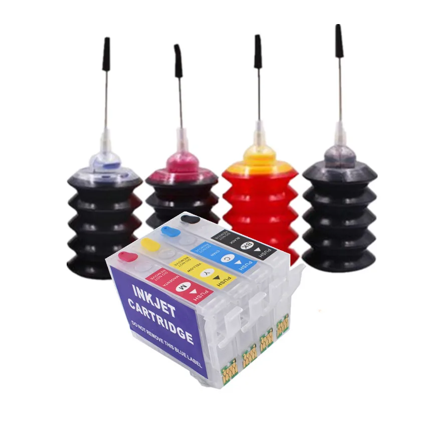 

Refill ink kit for epson 603xl 603 ink cartridge arc chip for epson WorkForce WF-2810/WF-2830/WF-2835/WF-2850 printer