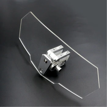 

Unversal Airflow Adjustable Windscreen Wind Deflector Motorcycle Windshield For honda nc700x bmw f 800 gs honda forza vmax x adv