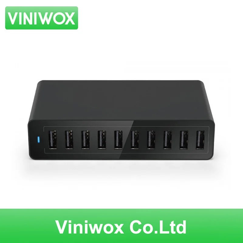 

Viniwox Multifunction USB Power Plug 5V Travel Adapter Universal 10 USB Charger Adapter for Mobile Phone Charger Game Consoles