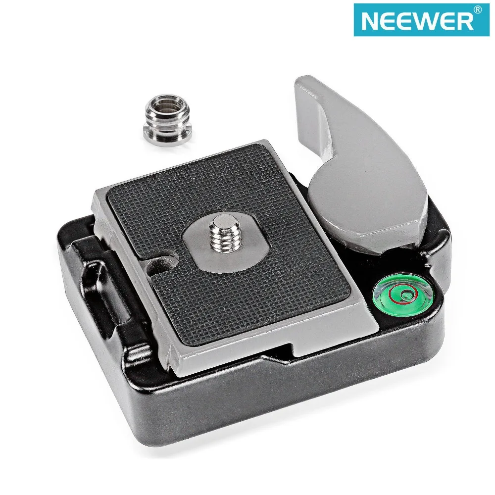 

Neewer Universal Aluminum Alloy Quick Release QR Plate Clamp for DSLR Camera with Screw Adapter to Mount Tripod Monopod Ballhead