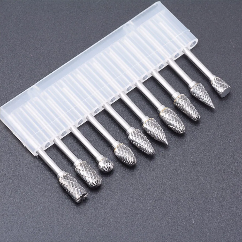 10pcs tungsten carbide drill bits for metal burr tungstenio burs cnc milling cutter dremel mini cone drill set ferramentas 10pcs tungsten carbide drill bits for metal burr tungstenio burs cnc milling cutter dremel mini cone drill set ferramentas