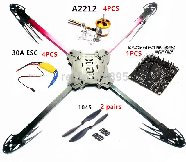 Preise RC spielzeug KK MK X525 V3 QuadCopter Folding FrameGF Multicopter Rot Schwarz silber arm