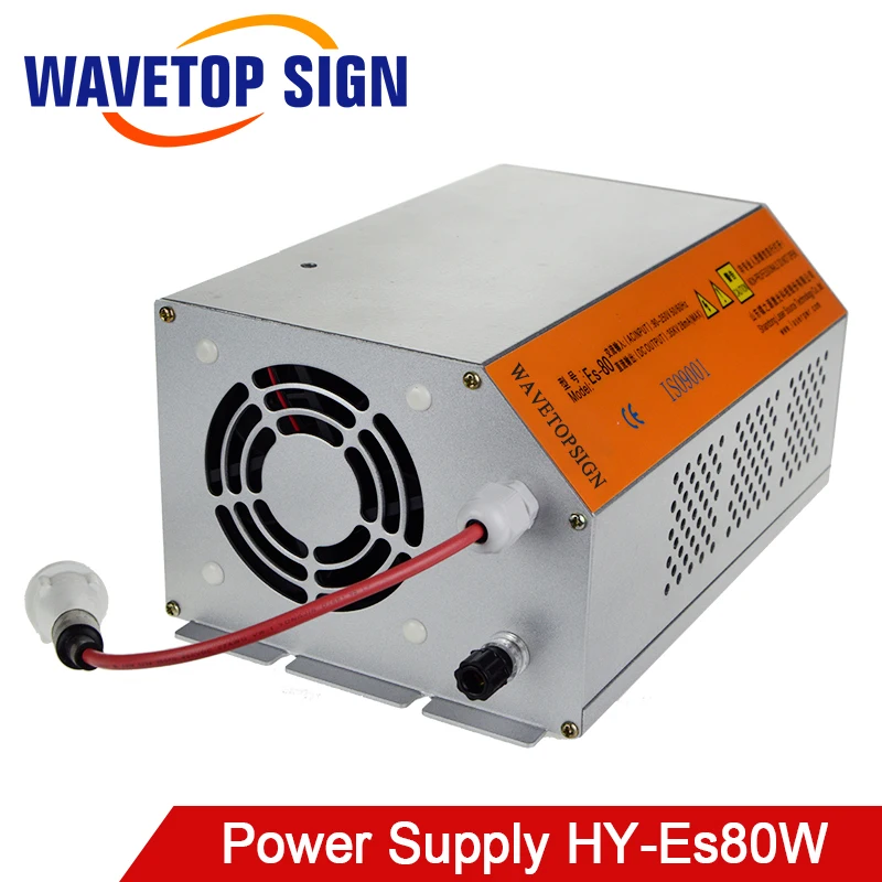 WaveTopSign 80-100 W CO2 лазерной Питание для CO2 лазерной гравировки, резки HY-ES80 ES серии