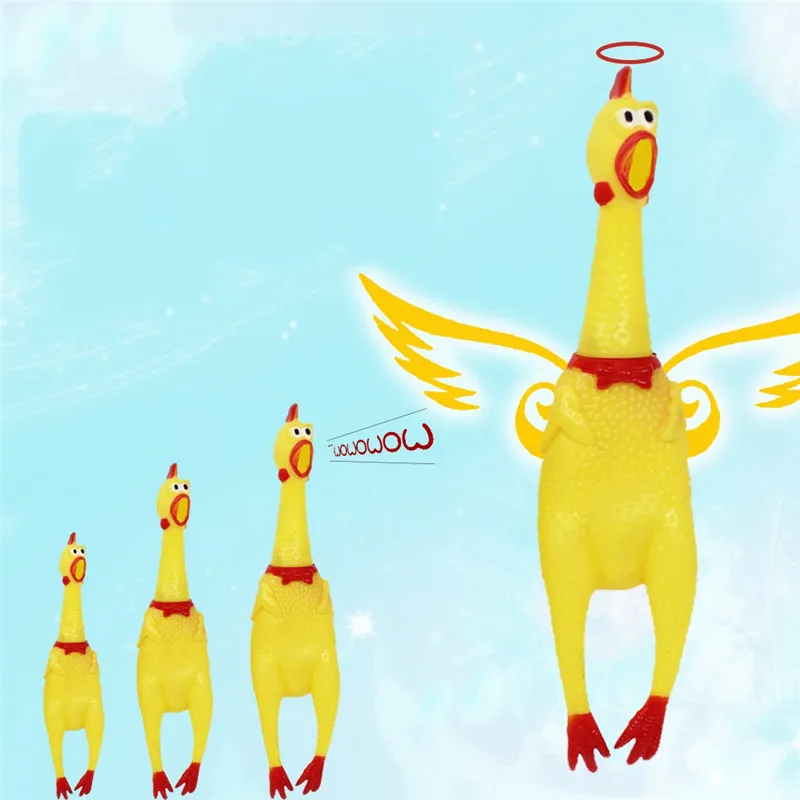 Screaming Chicken Squeeze Sound Toy Pets Toy Product Dog Toys Shrilling Decompression Tool Funny Gadgets