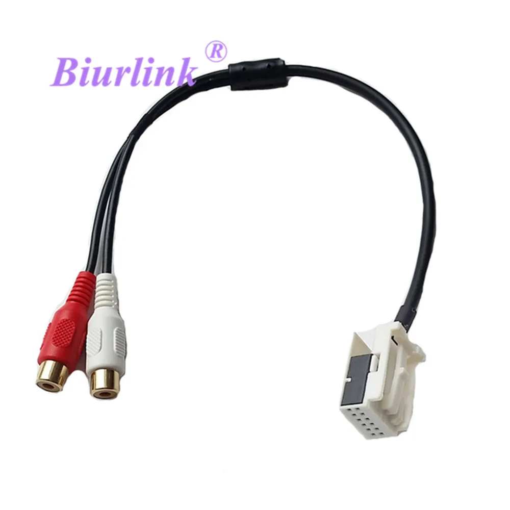 Автомобильные аудио части RCA кабель адаптер для Peugeot 307 308 4007 Citroen C3 C4 C5 C8|rca car adapter|car