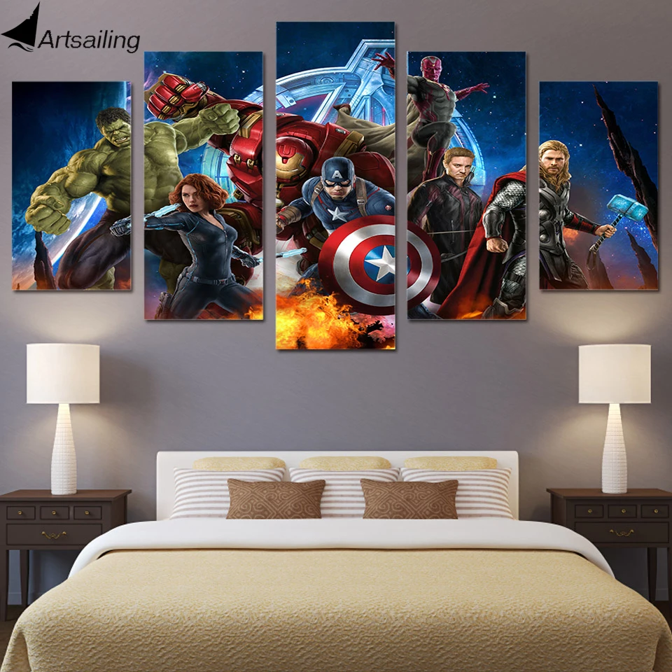 Online Dapatkan Avengers Poster Film Hd Murah Aliexpresscom