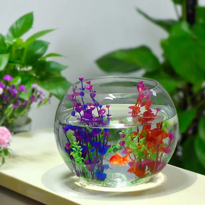 Чудо-трава Пластик аквариумные растения декоративное украшение для аквариум для рыб танк погружной Цветок Трава