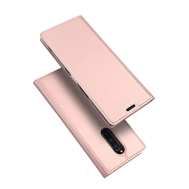 DUX DUCIS флип-чехол для телефона из искусственной кожи для sony Xperia 1 10 чехол-кошелек для sony Xperia 1 10 Plus Xperia1 10 Plus Coque Etui - Цвет: Rose Gold