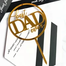 Melhor pai nunca bolo topper bandeiras bolo topo para pai pai dia bolo decoração cupcake toppers